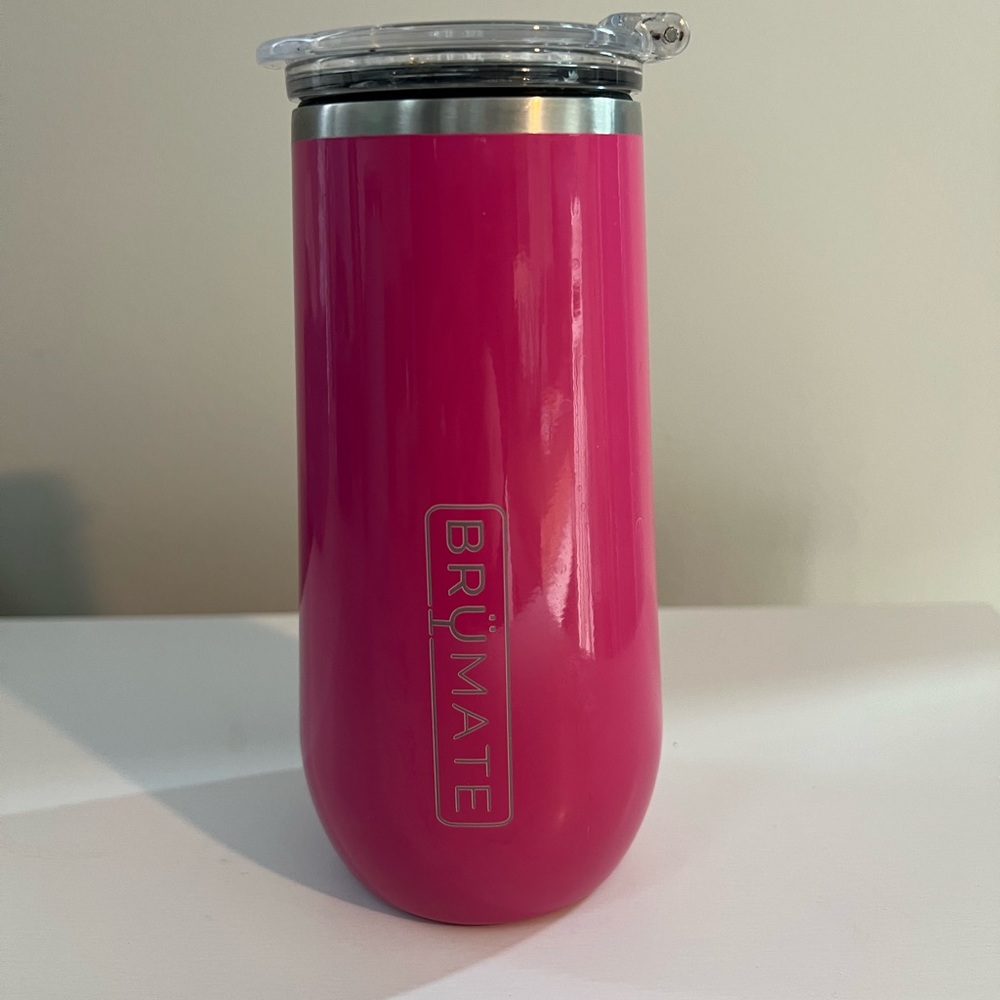 BrüMate Champagne Flute - Pink 12oz